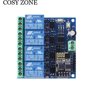 Mô-đun rơle ghép nối Cosy _ ZoneDC 12V ESP8266 và ESP-01 Wifi cho hệ thống nhà thông minh