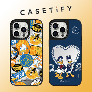 Casetify Nhân vật hoạt hình gương vịt mặt Vỏ điện thoại cho iPhone 15 Pro Max 14 Plus 13 ProMax 12 12Pro 11 Vỏ bảo vệ cứng bằng điện thoại chống sốc
