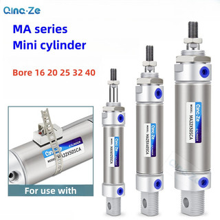 Hàng có sẵn Loại MA hành động đôi bằng thép không gỉ có nam châm 16 / 20 / 25 / 32 / 40mm Khoan 25 / 50 / 75 / 100 / 125 / 150 / 175mm thì