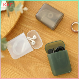 Kameisvn Hộp lưu trữ cáp dữ liệu để bàn Chống bụi có nắp Hộp sạc điện thoại di động Hộp đựng dây cáp trong suốt Hộp đựng trong văn phòng tại nhà VN