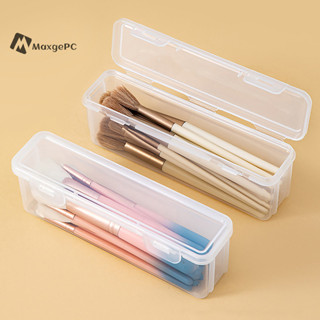  Maxgepc Cọ Trang Điểm Trong Suốt Có Nắp Sắp Xếp Lông Mày Hộp Bút Chì Di Động Nữ Túi Đựng Mỹ Phẩm Sắp Xếp Lưu Trữ Dụng Cụ Trang Điểm Mới 