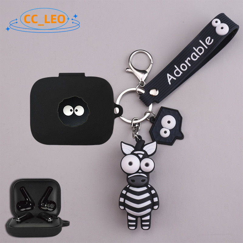 Suitable for OnePlus Buds3 Case Cartoon Keychain Pendant OnePlus Buds Pro2 Silicone Soft Case Cute O