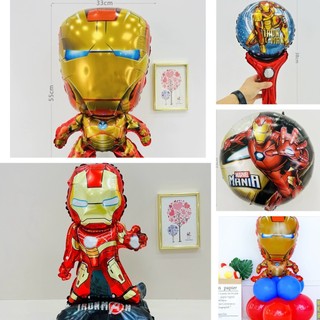 [Giao hàng nhanh 24h] Phong cách mới Iron Man Phim nhôm Bóng bay Người nhện Hulk Captain America Đồ chơi hoạt hình Bóng bay trang trí sinh nhật Trang trí tiệc Bóng bay sinh nhật