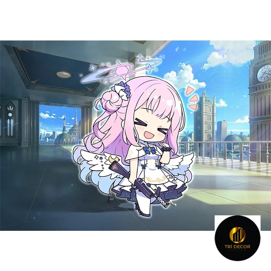 Móc Khóa Keyring 6cm Lưu Trữ Xanh (Blue Archive - Mika, Arisu, Shiroko, Kuroko/Shiroko Terror, Tea P