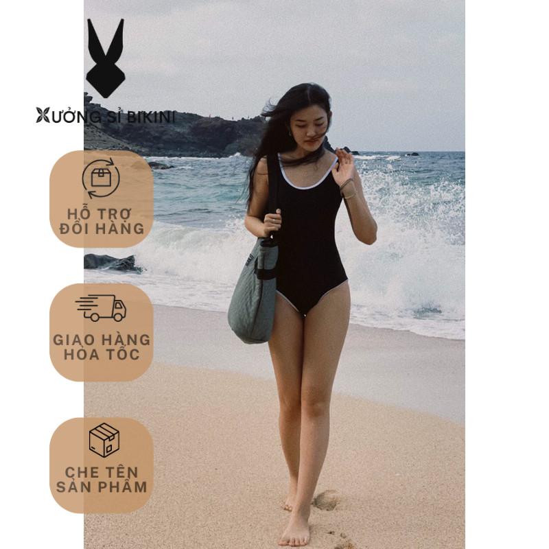 [BIKINI LIỀN MẢNH] Đồ bơi đi biển 1 mảnh khoét lưng đủ màu