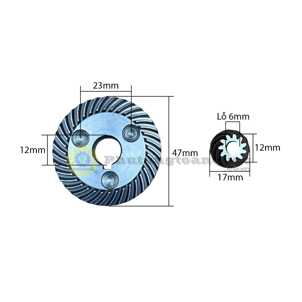 Bộ Bánh Răng Máy Mài Makita 9553 Và 9556 Với Các Mã 9553B - 9553NB | 9556HN - 9556HB