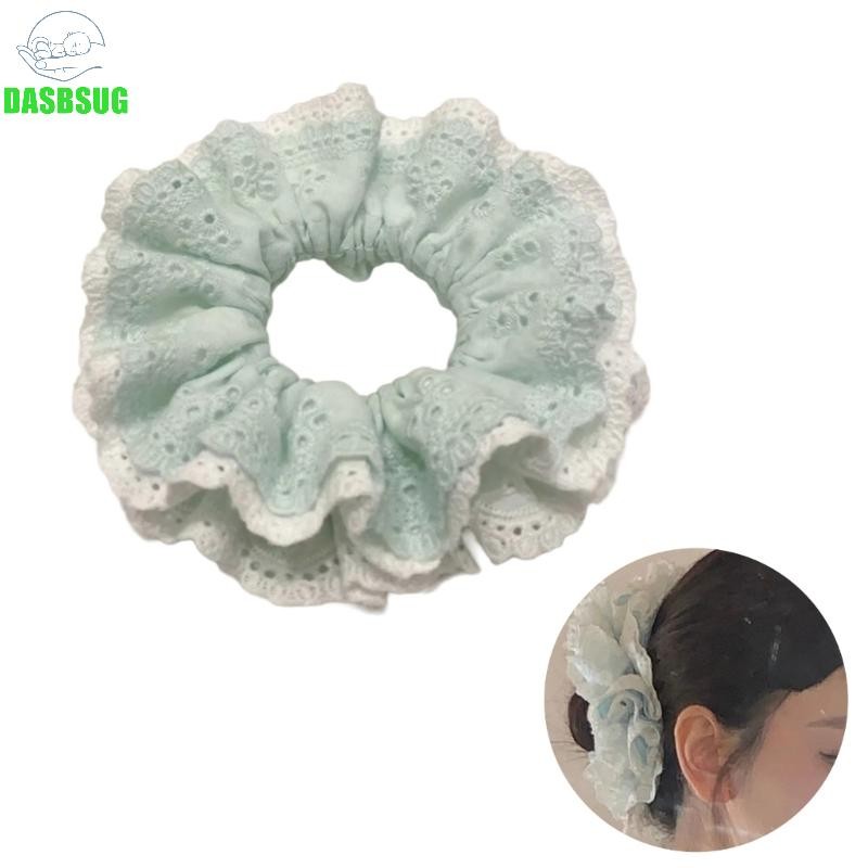 Dasbsug Dây buộc tóc Scrunchies Dây buộc tóc nhiều lớp Dây buộc tóc Scrunchies Nhẫn tóc