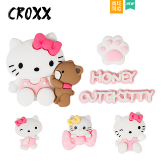  Bùa giày Hello Kitty màu hồng - Phụ kiện tắc nghẽn phong cách DIY Đồ trang trí giày dễ thương cho nữ và bé gái Kẹp giày thời trang cho giày thường ngày & sành điệu Ideal f 