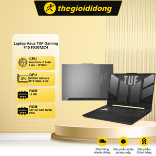 Laptop Asus TUF Gaming F15 FX507ZC4 i7 12700H/16GB/512GB/4GB RTX3050/144Hz/Win11 (HNi7MW)