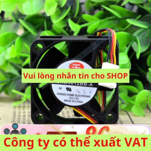 Quạt Làm Mát Ngàn Màu Đỏ Superred  5Cm Quạt Bi Đôi 12V 0.12A CHD5012BB-A  TP