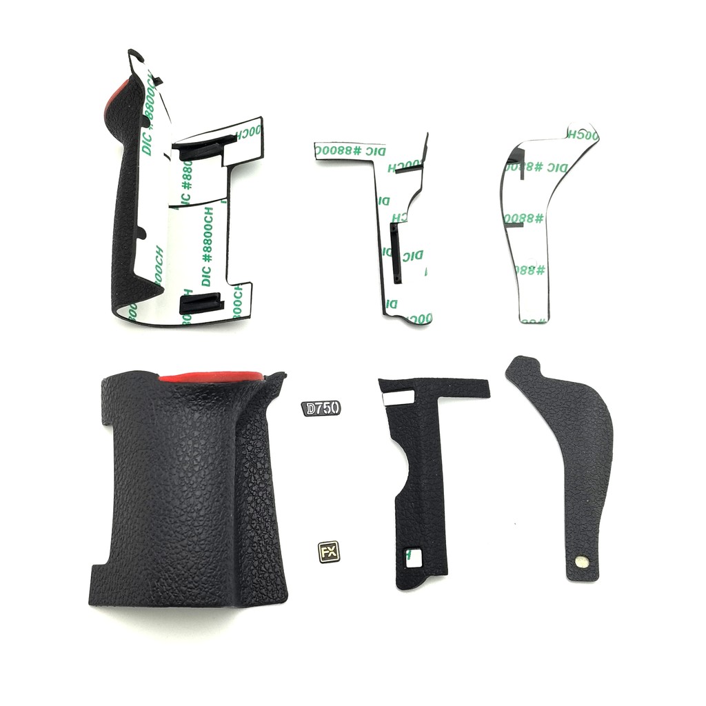 Mới Chất Lượng Cao 3 Chiếc Cho Nikon D750 Grip Cao Su Ngón Tay Cái Bao Bên Bộ Băng + FX D750 Sửa Chữ
