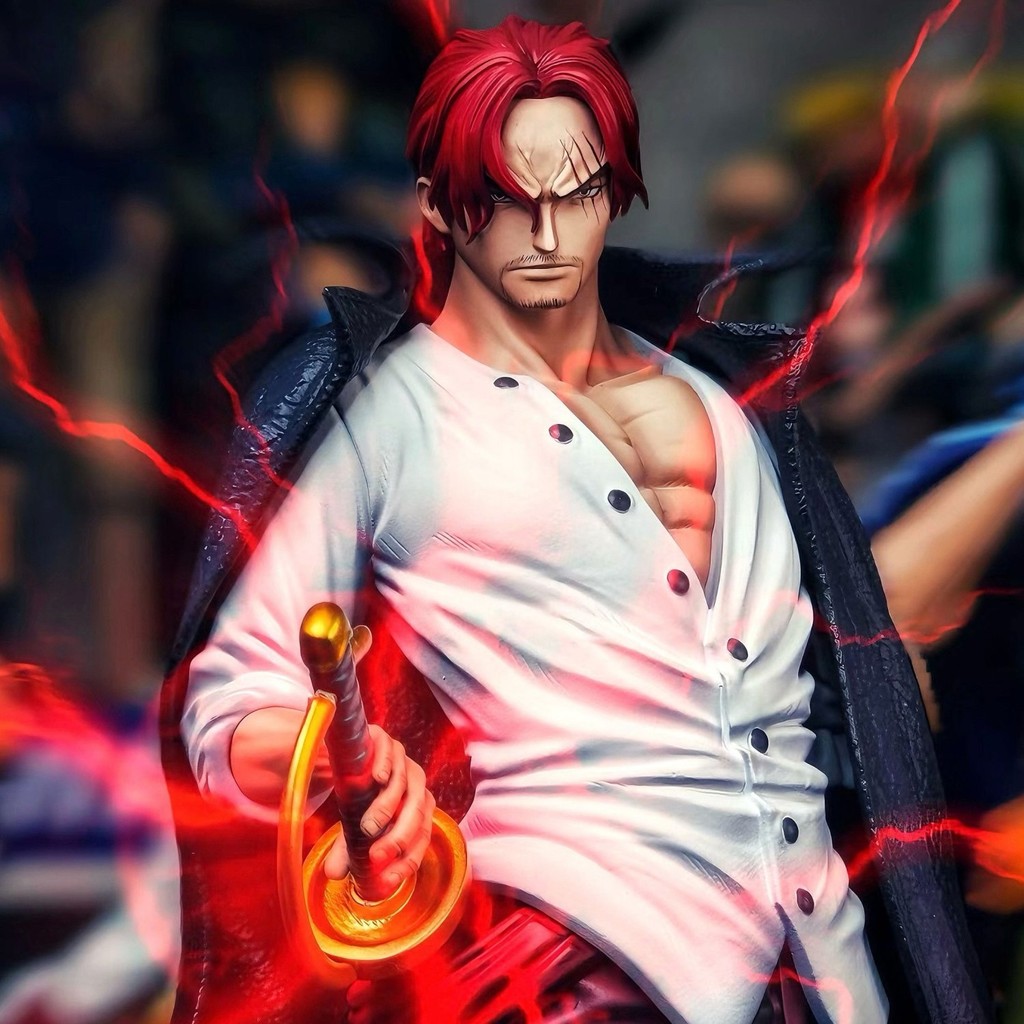 Dragon Tiger-Red Hair Shanks [Phiên bản tiếng Nhật] Món quà trang trí chơi hợp thời trang mô hình AZ