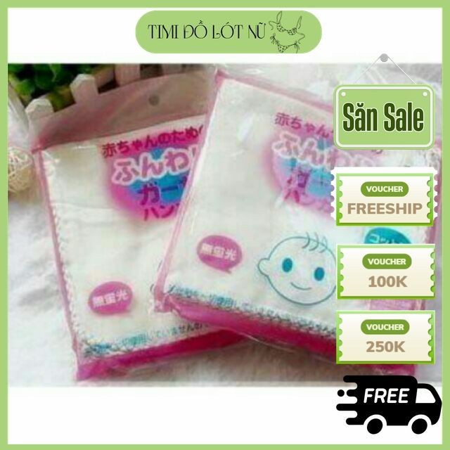 Set 10 khăn xô Nhật trắng