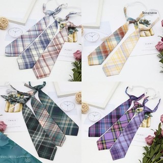 Cà vạt jk lười kẻ sọc đồng phục học sinh cà vạt cho bé trai bé gái cosplay cổ