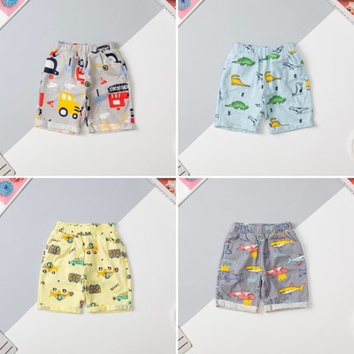 Quần cạp chun cotton LITIBABY hoạt hình cho bé trai từ 19kg - 28kg