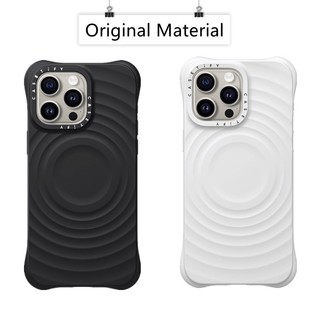 Magnetic casetify ripple case for iphone 15 14 13 pro 15pro max impact hard liquid silicone cover