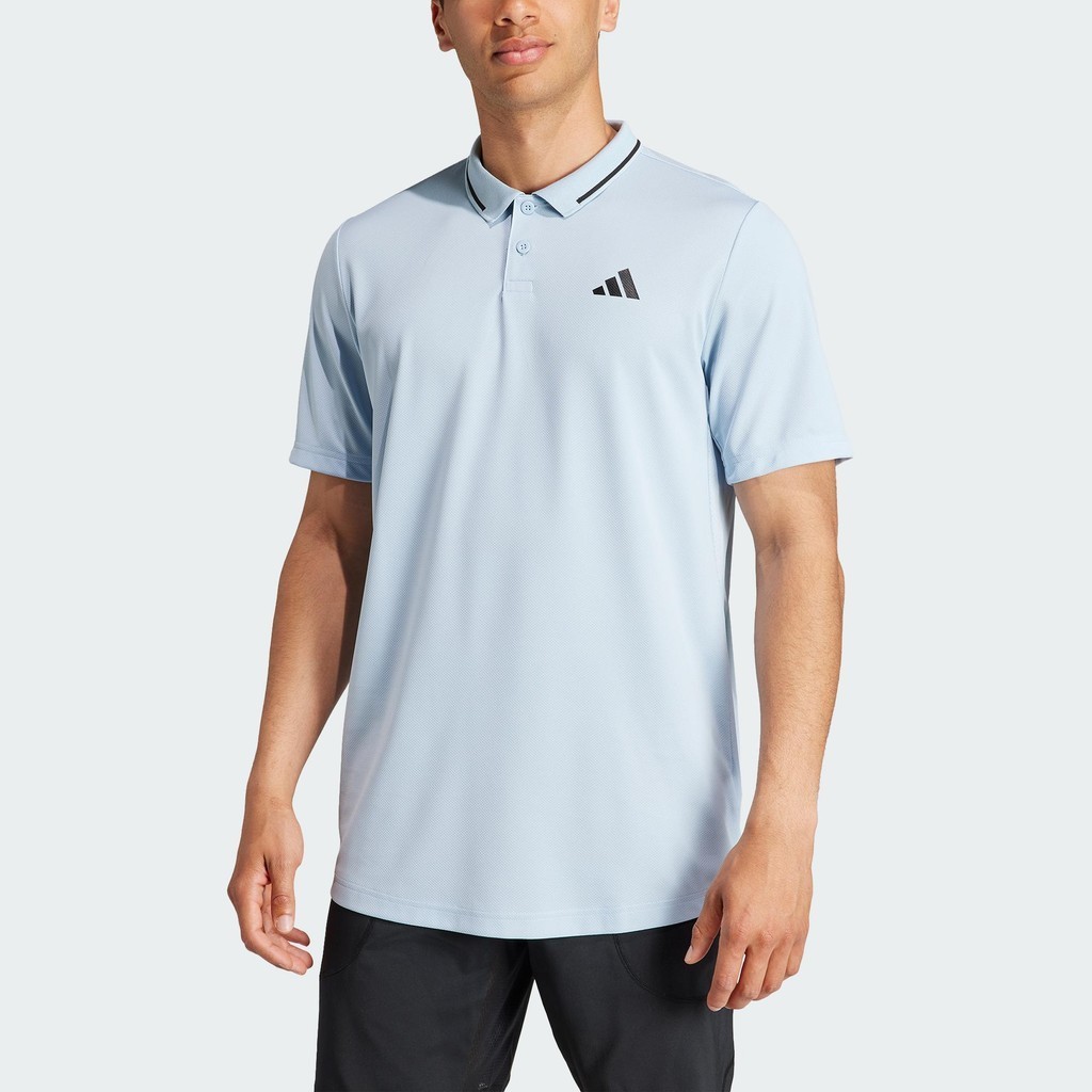Adidas Quần vợt Áo Polo Piqué Tennis Club Nam Màu xanh da trời IJ4891