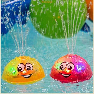 Bath Toys Water Light Music Rotate Kid Toys for Baby Toddler Bathroom