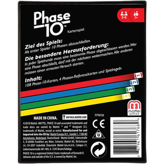 Mattel Games UNO Phase 10 Card Game