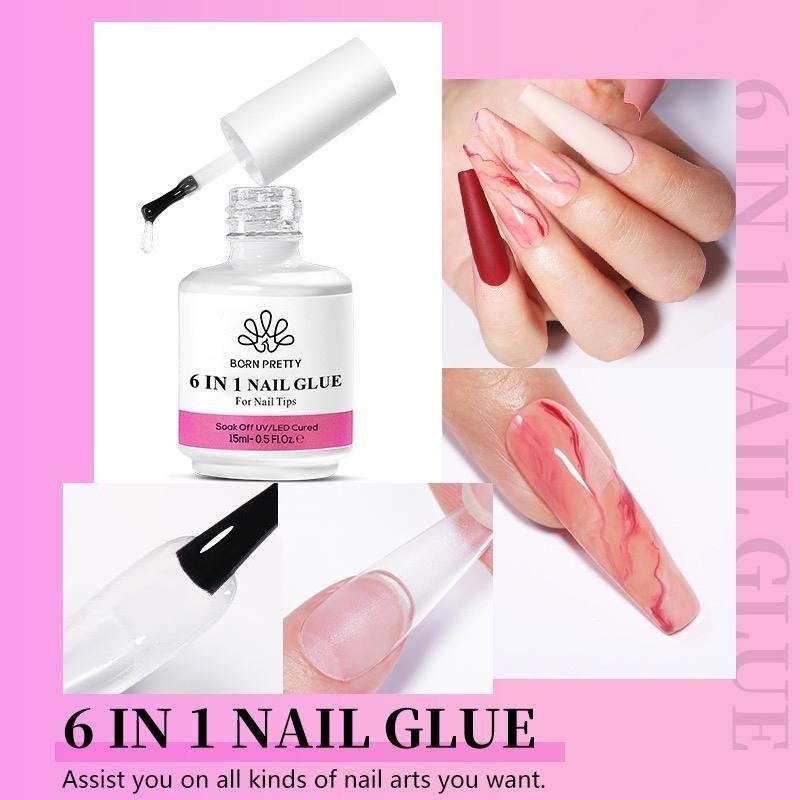 [Chính Hãng] Sơn Gel 6 Trong 1 Born Pretty 6in1 Chai 15ml
