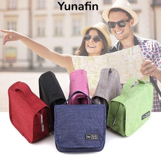 YUNAFIN Túi đựng đồ vệ sinh du lịch , Đa chức năng có móc treo Túi đựng mỹ phẩm, Túi đựng đồ vệ sinh treo dung tích lớn chống nước di động Đồ dùng y tế