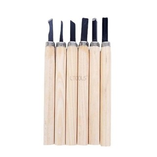 Bộ 6 / 12 bộ khắc gỗ chuyên nghiệp đục hướng dẫn sử dụng diy thủ công chế biến gỗ khắc dao khắc gỗ bộ tay cầm gỗ bộ dụng cụ chế biến gỗ