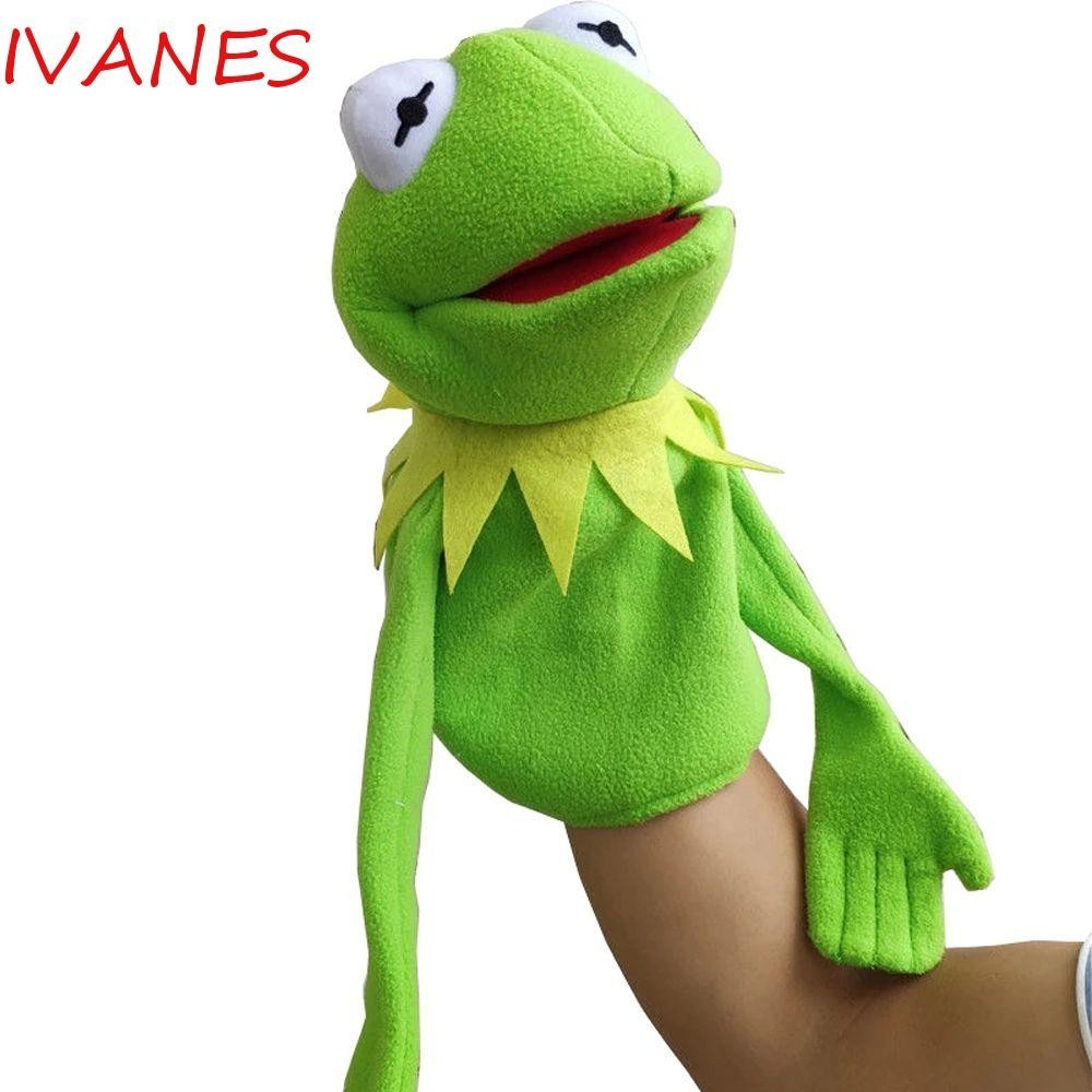 Ivanes Ếch Sang Trọng Đồ Chơi Động Vật Mềm Mại Cho Trẻ Em Tay Con Rối Mè-Street The Muppet Show
