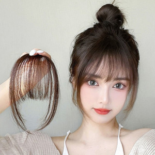 Mới Tự Nhiên Mỏng Vô Hình Thẳng Nổ Nữ Bên Nổ Tóc Giả