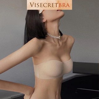 [Áo Lùi Size] Áo Lót Áo Ngực Không Dây Nữ VISECRET BRA Mút Mỏng Nhẹ Chất Su Đúc Bảng Lưng To Cup To Ôm Ngực -- 220206