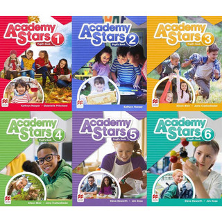 Academy Stars (Pupil's Book + Work Book) - (Lẻ, trọn bộ 1-6) (TA)