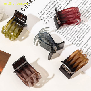 Artglorious Jelly Gradient Màu Mờ Vuốt Tóc Cho Nữ Cô Gái Tính Khí Cá Mập Kẹp Retro Mũ Đội Đầu Phụ Kiện Tóc Quà Tặng VN