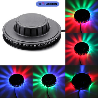 Yesfashion 5W 48 LED Đèn sân khấu đầy màu sắc Tiết kiệm năng lượng Đèn tường xoay Đồ dùng dự tiệc cho bữa tiệc tại nhà KTV Bar (14