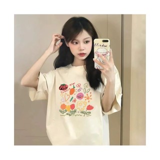 HANUNA Local Brand Áo Thun Phông Form Rộng 100% Cotton BIG SIZE Phong Cách Mới Thời Trang Mùa Hè Plus Size Áo Thun Nữ Tay Ngắn