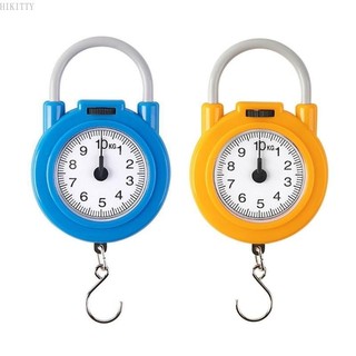 Hik 10kg Cân cơ khí di động Treo cá Hành lý Cân nhà bếp Móc treo Cân đa năng cho hộ gia đình