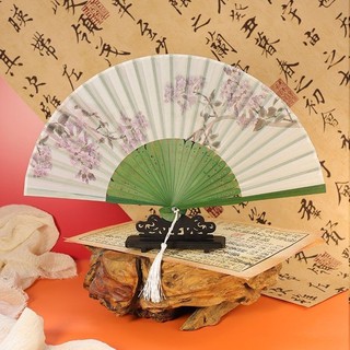 Quạt mùa hè cổ quạt gấp quạt phong cách cổ đại gấp quạt hanfu quạt mới trung quốc nữ quạt khiêu vũ quạt nhỏ