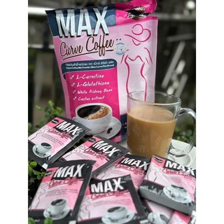 Cafe giảm cân hòa tan max curve coffee thái lan, cà phê giảm cân, đốt mỡ thừa hiệu qủa bịch 10 gói