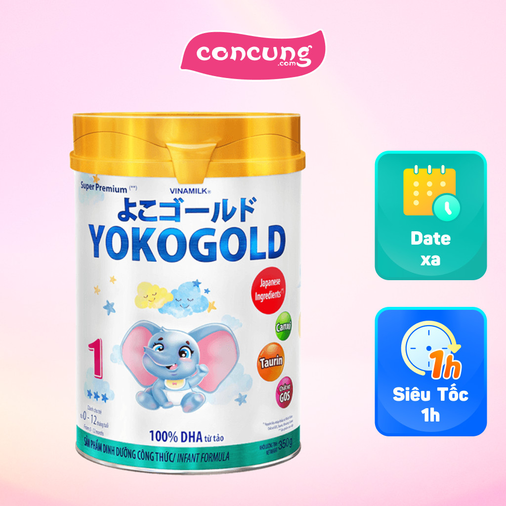 Sữa Vinamilk Yoko Gold 1 cho bé từ 0-1 tuổi 850g
