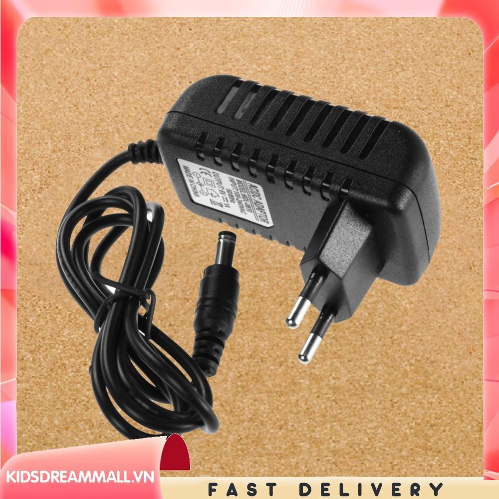 [Kidsdreammall.vn] Bộ chuyển đổi AC 100-240V DC 5.5 x 2.5MM 6V 1A 1000mA Bộ sạc phích cắm EU