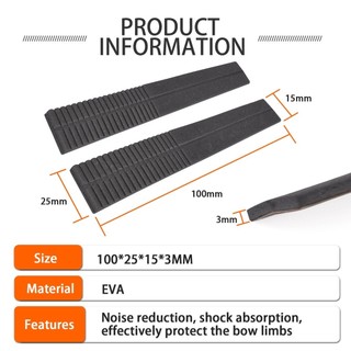 Elong 2 chiếc Recurve Bow Limb Eva Patch Giảm xóc