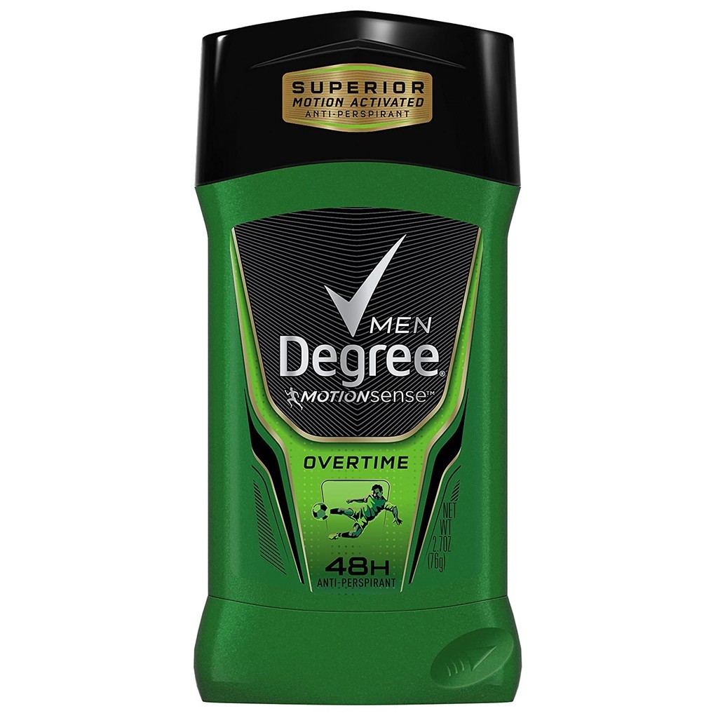 Lăn khử mùi nam dạng sáp Degree Men Advanced Protection Antiperspirant Deodorant Overtime 76g (Mỹ)