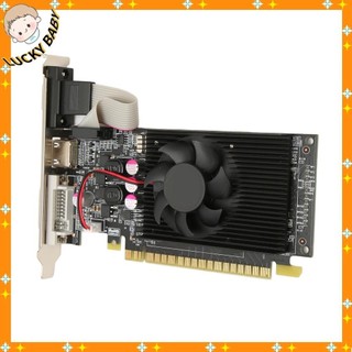 LUCKYBABY GT210 Card Đồ Họa 512M DDR3 64BIT Máy Tính Để Bàn HD Giao Diện Đa Phương Tiện DVI VGA Trò Chơi Video Chip