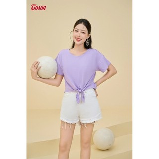 Áo phông Tím, eo buộc nơ AP005T94 - TOSON