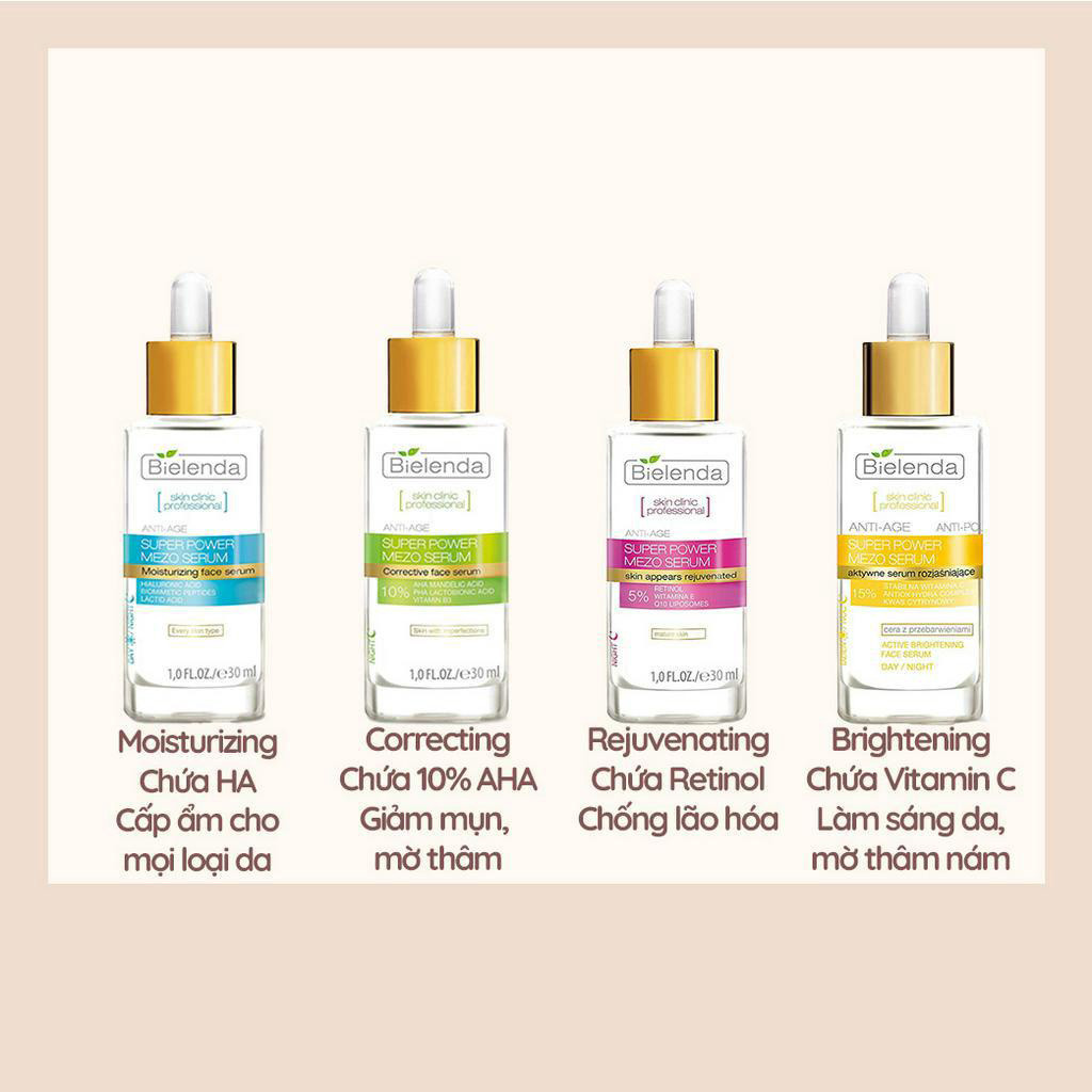 Ảnh 2 của Serum Bielenda Super Power Mezo Skin Clinic cải thiện da toàn diện 30ml