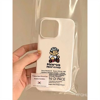 Ốp Điện Thoại Pixel Mario Tương Thích iPhone11 12 13 14 15 12Promax 13Promax 14plus 14Promax X XS XR NJCH