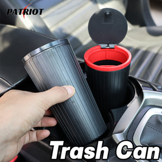 Thùng rác nhỏ có nắp - Chống rò rỉ, đa năng, đa năng - Hộp đựng đồ ô tô - Thùng đựng rác ép - Hộp đựng cốc ô tô - Phụ kiện nội thất xe hơi