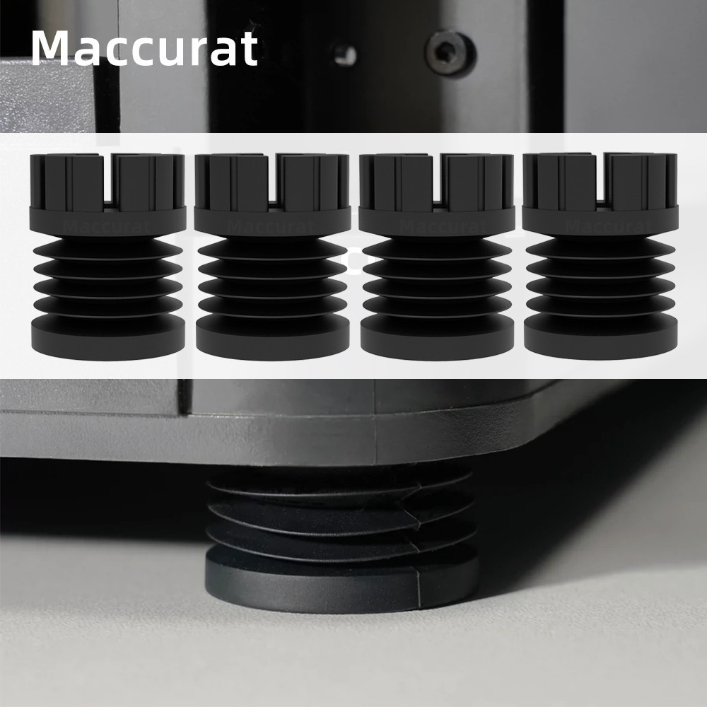 Cho Bambu Lab P1S X1 Carbon Chống Rung Chân Chống Trơn Trượt Chống Bụi Nâng Cấp Mới Miếng Lót Chân C