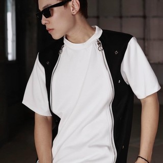 Áo Thun Zip Phối Raglan CN009