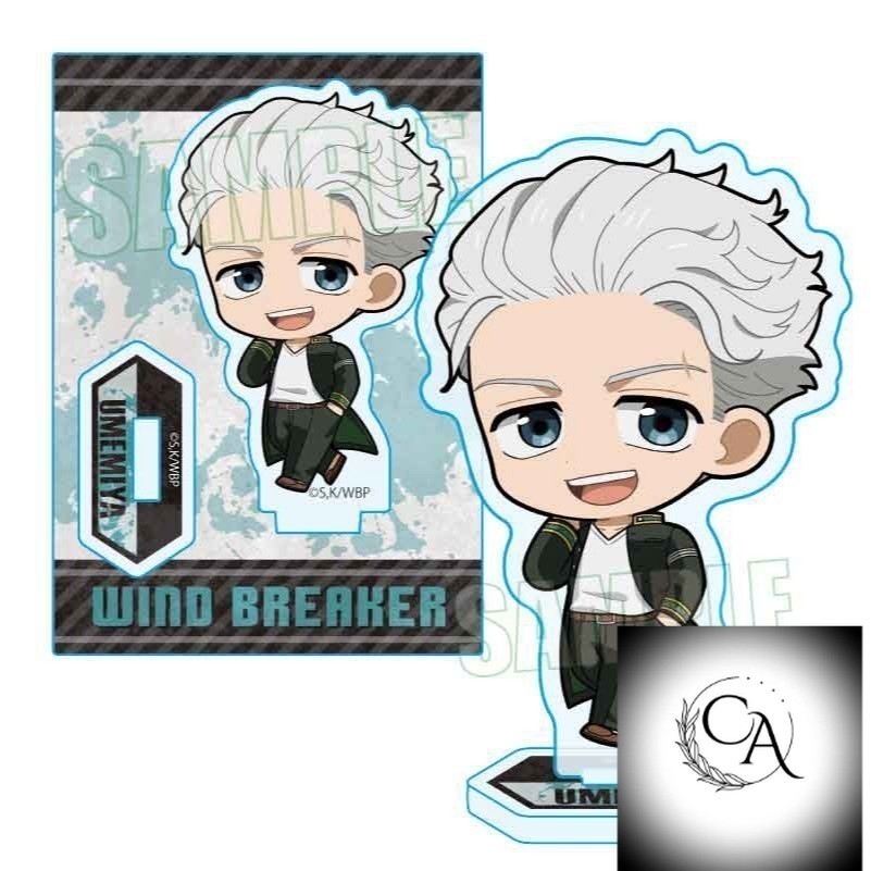 Mô Hình Keychain Acrylic Wind Breaker Mitsuki Kiryu Akihiko Nirei Harura Sakura Anime Manga2