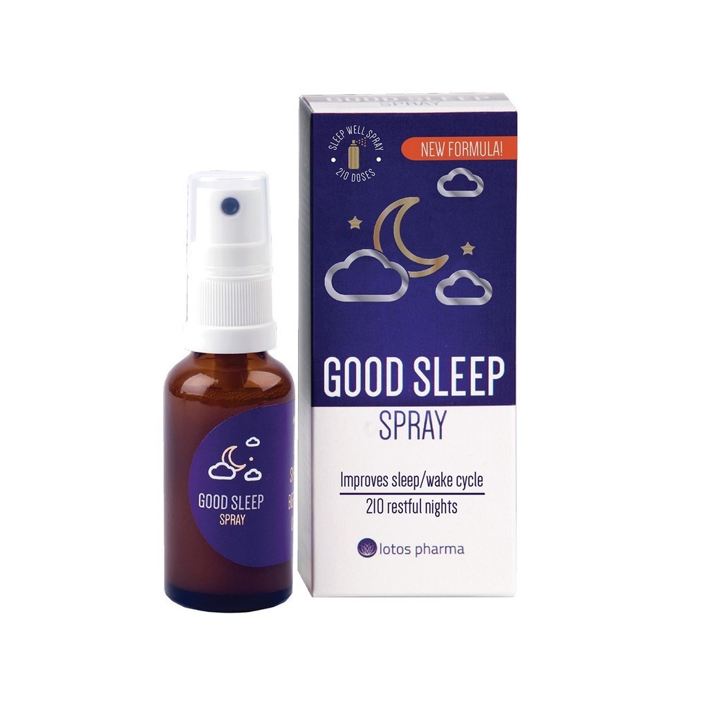 Chai Xịt GOOD SLEEP Spray - Hỗ Trợ Giúp Ngủ Ngon, Giảm Tình Trạng Mất Ngủ