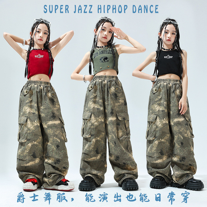3-14 Tuổi Đồ Nhảy Cho Bé Gái Bộ Hiphop Bé Gái Áo Croptop Cho Bé Gái Đồ Nhảy Hiphop Cho Bé Gái Quần H